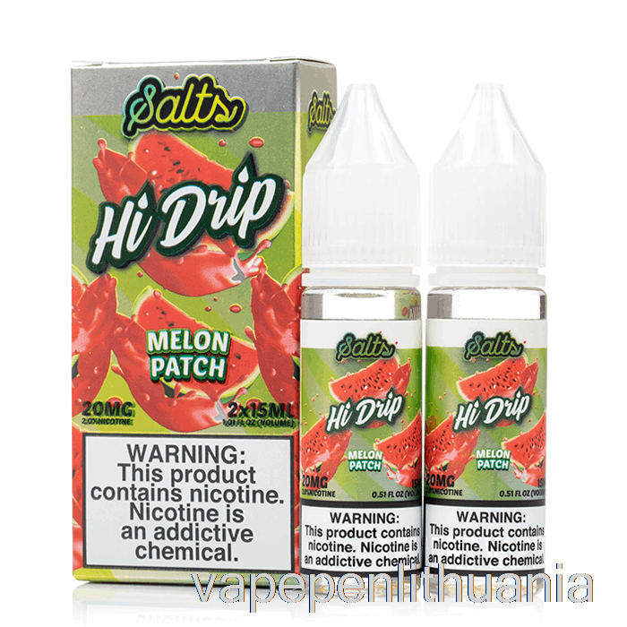 Meliono Pleistras - Hi-drip Druskos - 30ml 20mg Vape Skysčio